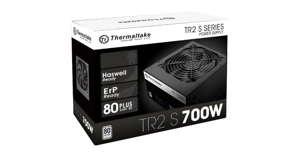 Thermaltake TR2 S 700W Alimentation Noir 700 W 230 V 50 60 Hz 9 A