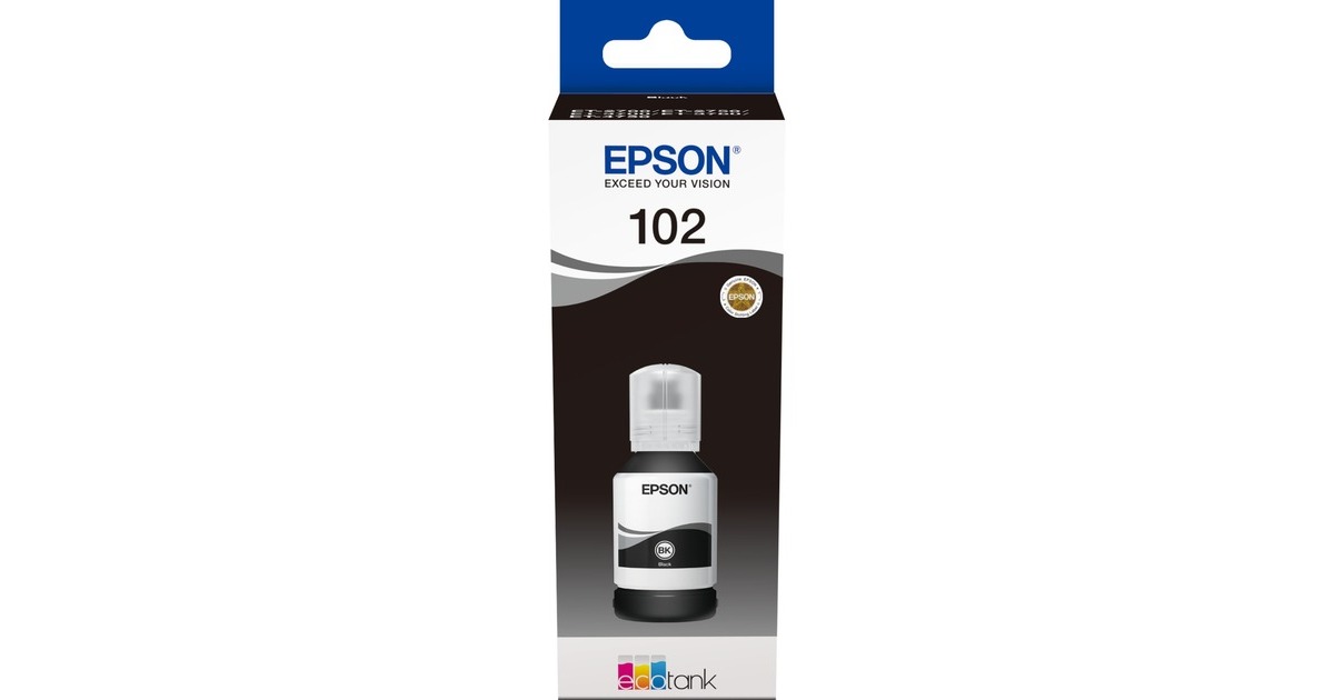 Epson Ecotank Pigment Black Ink Bottle Encre Encre Pigments