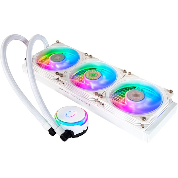 Cooler Master Masterliquid Pl Flux White Edition Watercooling Blanc