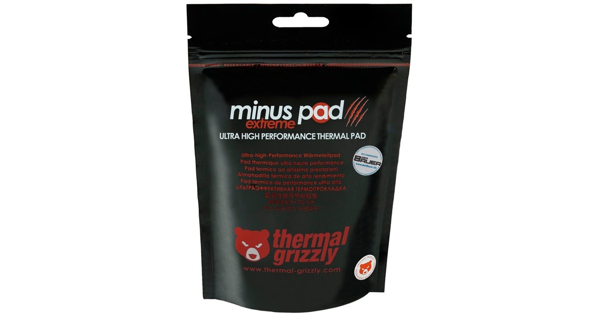 Thermal Grizzly Minus Pad Extreme Pad Thermique Bleu Rose Mm X Mm X Mm