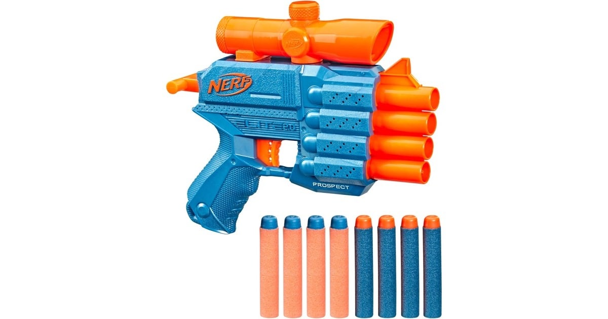 NERF Elite 2.0 F2553EU4 jouet arme pour enfants, NERF Gun Bleu-gris/Orange,  Blaster jouet, 8 an(s), 99 an(s), 2 kg
