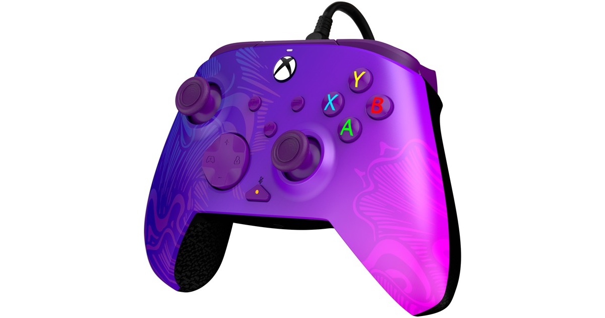 PDP 049-012-WPR accessoire de jeux vidéo Violet, Blanc USB Manette de  jeu