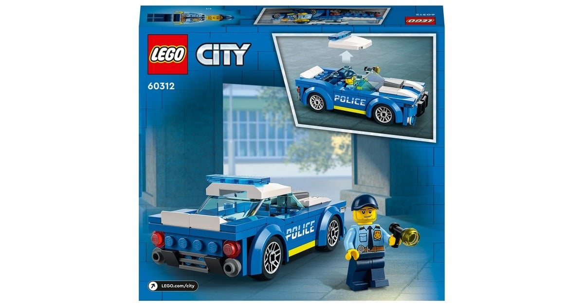 60312 - LEGO® City - La voiture de police LEGO : King Jouet, Lego, briques  et blocs LEGO - Jeux de construction