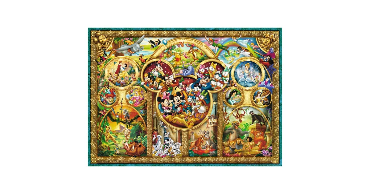 Ravensburger - Puzzle Adulte - Puzzle 1000 p - Les plus beaux thèmes Disney  - 15266 : : Jeux et Jouets