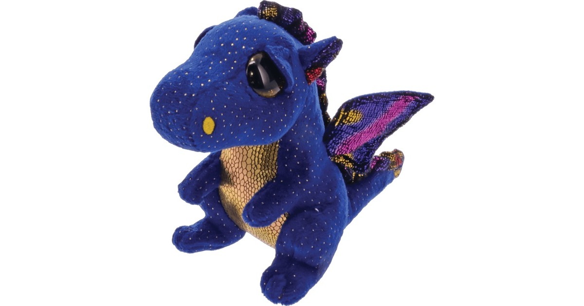 peluche ty dragon bleu