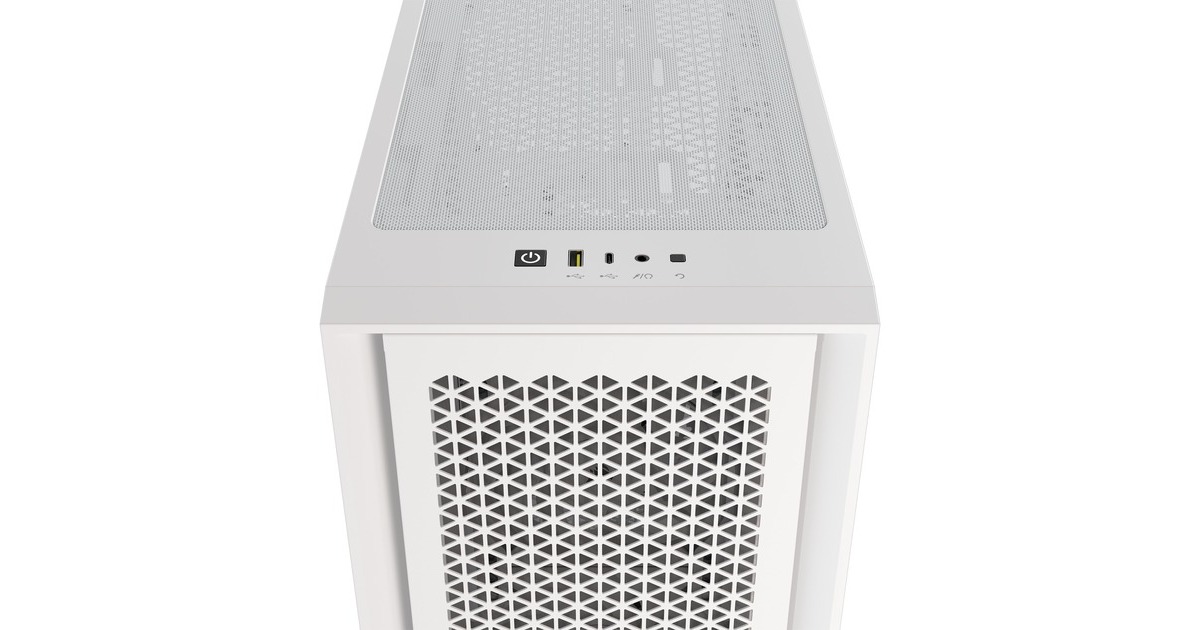 Corsair iCUE 4000D Airflow RGB TG Blanc Blanc - Boîtier PC