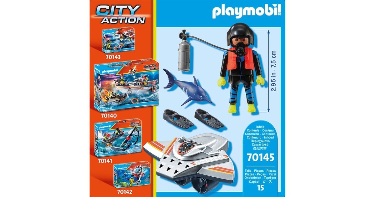 PLAYMOBIL 70143 - City Action Secouriste et drone