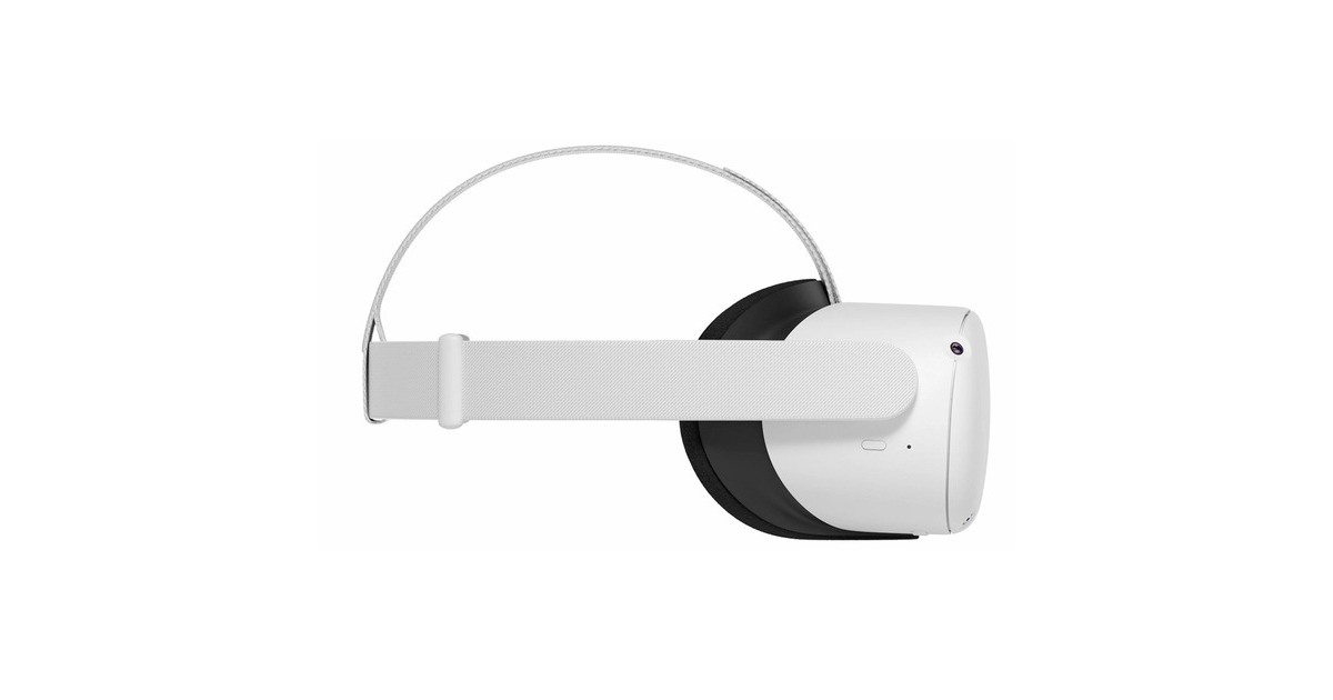 Casque VR Blanc De Nouvelle Génération Isolé Sur Fond Blanc. Casque De  Réalité Virtuelle Oculus Quest 2 Banque D'Images et Photos Libres De  Droits. Image 162097006