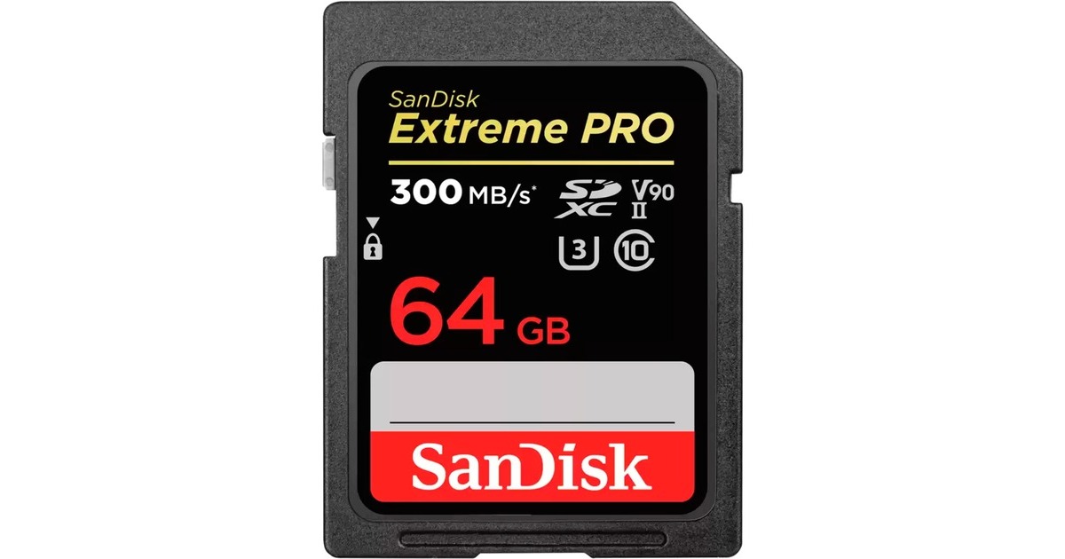 SanDisk Extreme PRO 64 Go SDXC UHS-II Classe 10, Carte mémoire