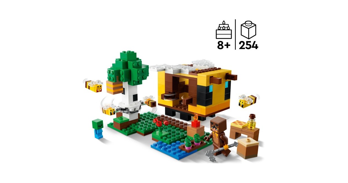 Construis une abeille LEGO® Minecraft - ToyPro