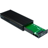 Inter-Tech K-1685-M.2 NVMe USB 3.2 Gen2, Boîtier disque dur Noir, M.2 SSD, 80x22 mm