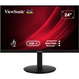 ViewSonic  24" Moniteur  Noir (Mat)