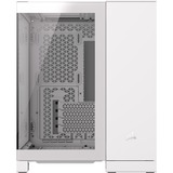 Corsair 2500X boîtier mini tower Blanc | 2x USB-A | 1x USB-C | Verre Trempé