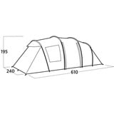 Easy Camp 120492 Leka Twin 6, Tente Vert olive