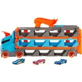 Mattel City Super Transporteur Extensible, Jeu véhicule Bleu/Orange, Ensemble de véhicules, 4 an(s), Plastique, Gris, Multicolore