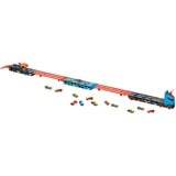 Mattel City Super Transporteur Extensible, Jeu véhicule Bleu/Orange, Ensemble de véhicules, 4 an(s), Plastique, Gris, Multicolore