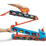 Mattel City Super Transporteur Extensible, Jeu véhicule Bleu/Orange, Ensemble de véhicules, 4 an(s), Plastique, Gris, Multicolore