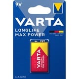 VARTA 9V Batterie à usage unique Alcaline Batterie à usage unique, 9V, Alcaline, 9 V, 1 pièce(s), Orange, Rouge