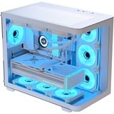 Aerocool  boîtier midi tower Blanc | 3x USB-A | RGB | Window