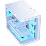 Aerocool  boîtier midi tower Blanc | 3x USB-A | RGB | Window