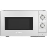 Bosch Serie 2 FL020MW0 Comptoir Micro-ondes uniquement 800 W Blanc, Four à micro-ondes Blanc, Comptoir, Micro-ondes uniquement, 800 W, Boutons, Rotatif, Blanc, Bouton