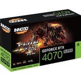 INNO3D GeForce RTX 4070 SUPER TWIN X2, Carte graphique 1x HDMI, 3x DisplayPort, DLSS 3