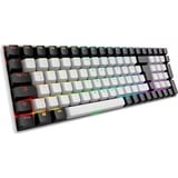 Sharkoon clavier gaming Blanc, Layout DE, Gateron Brown