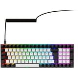 Sharkoon clavier gaming Blanc, Layout DE, Gateron Brown