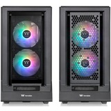 Thermaltake  boîtier midi tower Noir | 2x USB-A | 1x USB-C | RGB | Window