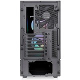 Thermaltake  boîtier midi tower Noir | 2x USB-A | 1x USB-C | RGB | Window