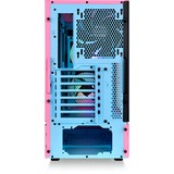 Thermaltake  boîtier midi tower rose fuchsia | 2x USB-A | 1x USB-C | RGB | Window