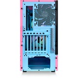 Thermaltake  boîtier midi tower rose fuchsia | 2x USB-A | 1x USB-C | RGB | Window