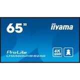 iiyama LH6560UHS-B2AG, Affichage public Noir (Mat)