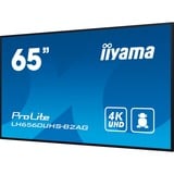 iiyama LH6560UHS-B2AG, Affichage public Noir (Mat)