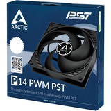 ARCTIC P14 PWM, Ventilateur de boîtier Noir