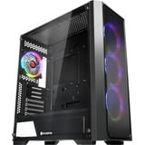 RAIJINTEK PONOS MS4 boîtier midi tower Noir | 3x USB-A | RGB | Verre Trempé