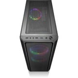 RAIJINTEK PONOS MS4 boîtier midi tower Noir | 3x USB-A | RGB | Verre Trempé