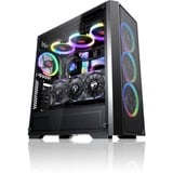 RAIJINTEK PONOS MS4 boîtier midi tower Noir | 3x USB-A | RGB | Verre Trempé