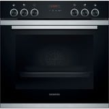 Siemens PQ211KA10 set d'appareils de cuisine Céramique Four électrique, Jeu de cuisinière Noir/en acier inoxydable, Céramique, 4 zone(s), Verre-céramique, Noir, Tactile, 58,3 cm