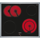 Siemens PQ211KA10 set d'appareils de cuisine Céramique Four électrique, Jeu de cuisinière Noir/en acier inoxydable, Céramique, 4 zone(s), Verre-céramique, Noir, Tactile, 58,3 cm