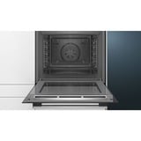 Siemens PQ211KA10 set d'appareils de cuisine Céramique Four électrique, Jeu de cuisinière Noir/en acier inoxydable, Céramique, 4 zone(s), Verre-céramique, Noir, Tactile, 58,3 cm