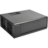 SilverStone GD10 HTPC Noir boîtier HTPC Noir | 2x USB-A