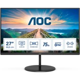 AOC V4 U27V4EA écran plat de PC 68,6 cm (27") 3840 x 2160 pixels 4K Ultra HD LED Noir Moniteur  Noir, 68,6 cm (27"), 3840 x 2160 pixels, 4K Ultra HD, LED, 4 ms, Noir