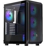 ENDORFY  boîtier big tower Noir | 2x USB-A | 1x USB-C | RGB | Window