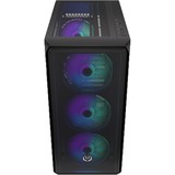 ENDORFY  boîtier big tower Noir | 2x USB-A | 1x USB-C | RGB | Window