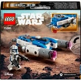 LEGO Star Wars - Le Microfighter Y-Wing du Capitaine Rex, Jouets de construction 75391