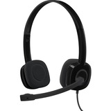 Logitech H151 casque on-ear Noir