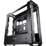 RAIJINTEK ERIS EVO boîtier bench/show Noir | 4x USB-A | Verre Trempé