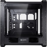 RAIJINTEK ERIS EVO boîtier bench/show Noir | 4x USB-A | Verre Trempé