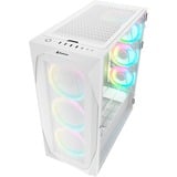 Sharkoon REV300 boîtier midi tower Blanc | 4x USB-A | 1x USB-C | RGB | Verre Trempé